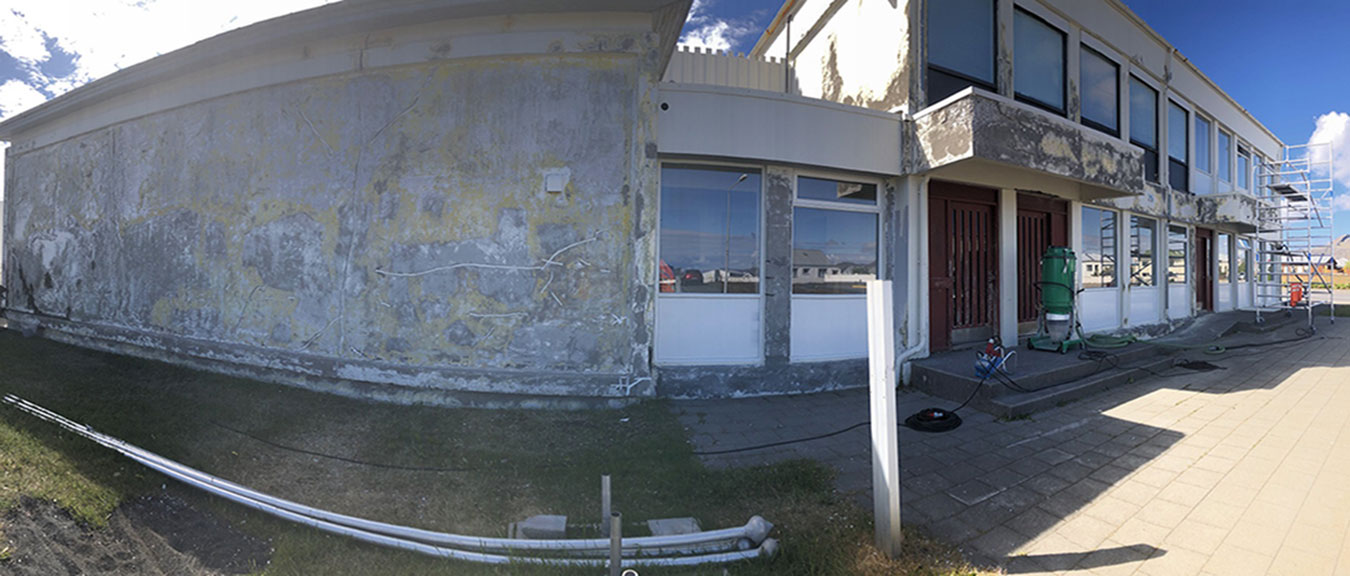 Steinsögun, steinslípun, fræsing, gólfhitalagnir, múr, málun og frágangur